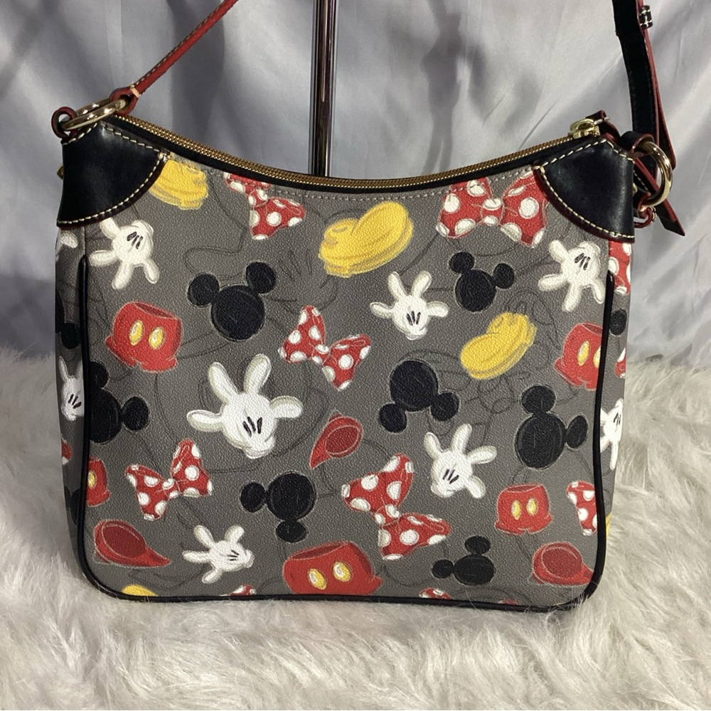 Dooney & Bourke x Disney Mickey Mouse Body Parts Crossbody Shoulder Bag - Picture 3 of 11